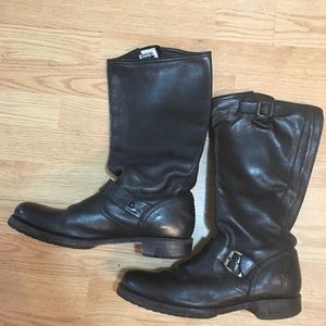 Frye engineer boots